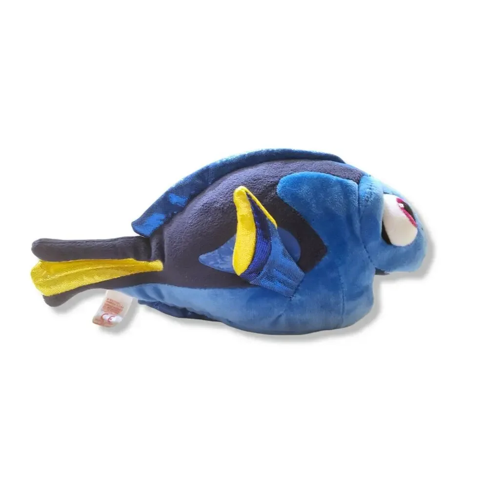 TY Sparkle Disney Finding Dory Blue Fish Beanie Plush 9½